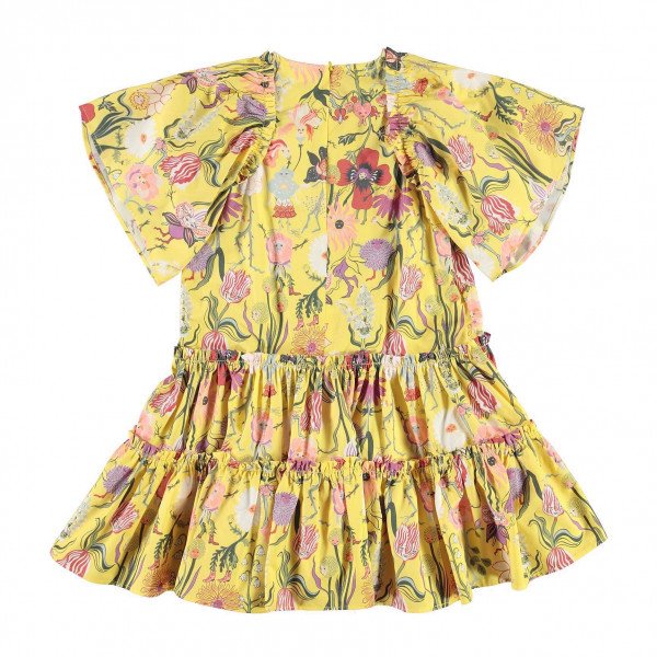 Molo Kids Cat Dress in Dancing Flowers