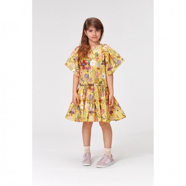 Molo Kids Cat Dress in Dancing Flowers