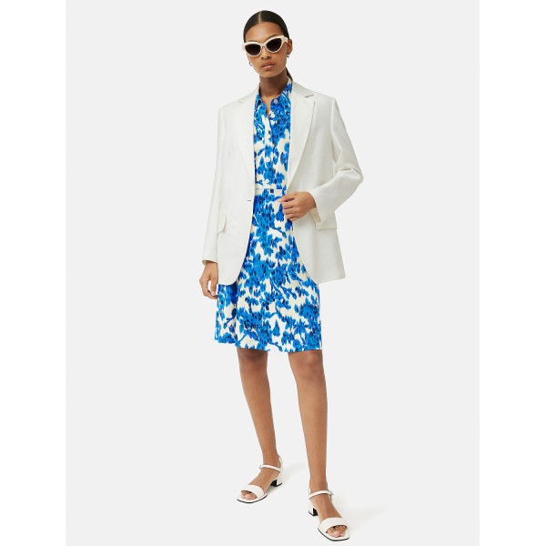 Jigsaw Ikat Posy Jersey Shirt Dress