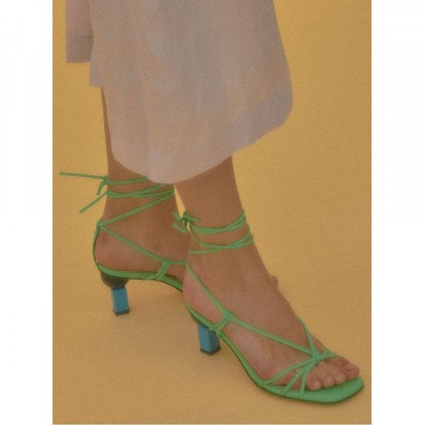 Yuul Yie Trophy Lace-Up Sandals