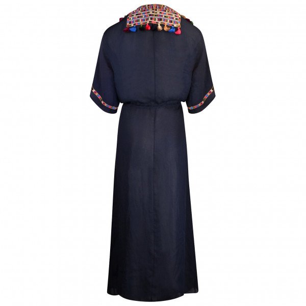 Figue Long Embroidered Dress