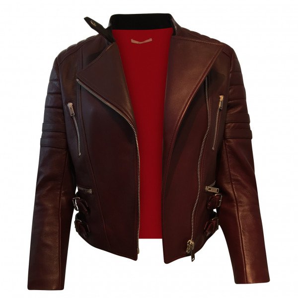 CÉLINE Leather Motorcycle Jacket