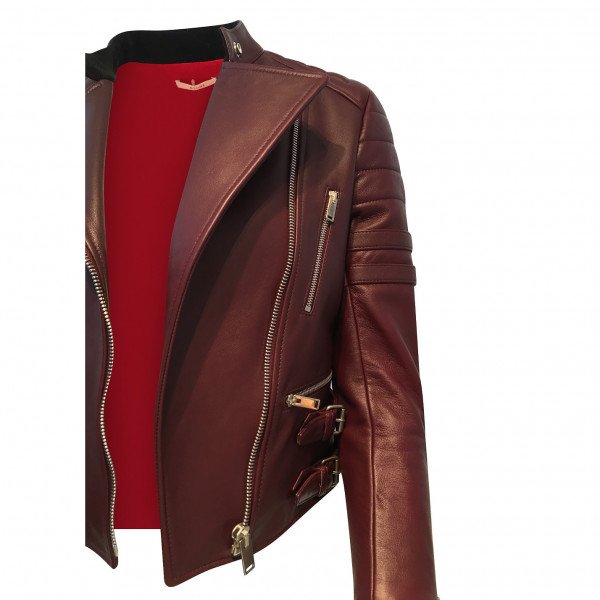 CÉLINE Leather Motorcycle Jacket