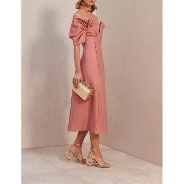 Cult Gaia Muna Midi Dress in Jaipur
