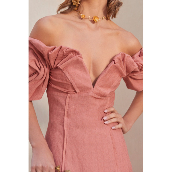 Cult Gaia Muna Midi Dress in Jaipur
