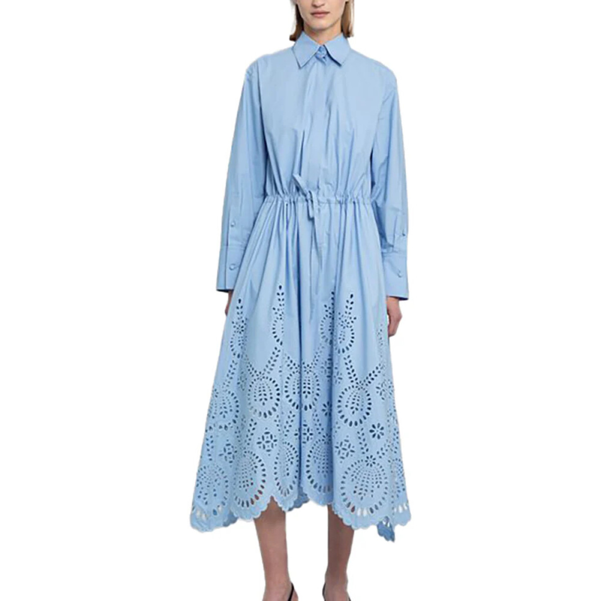 Valentino Blue Layered Maxi Dress