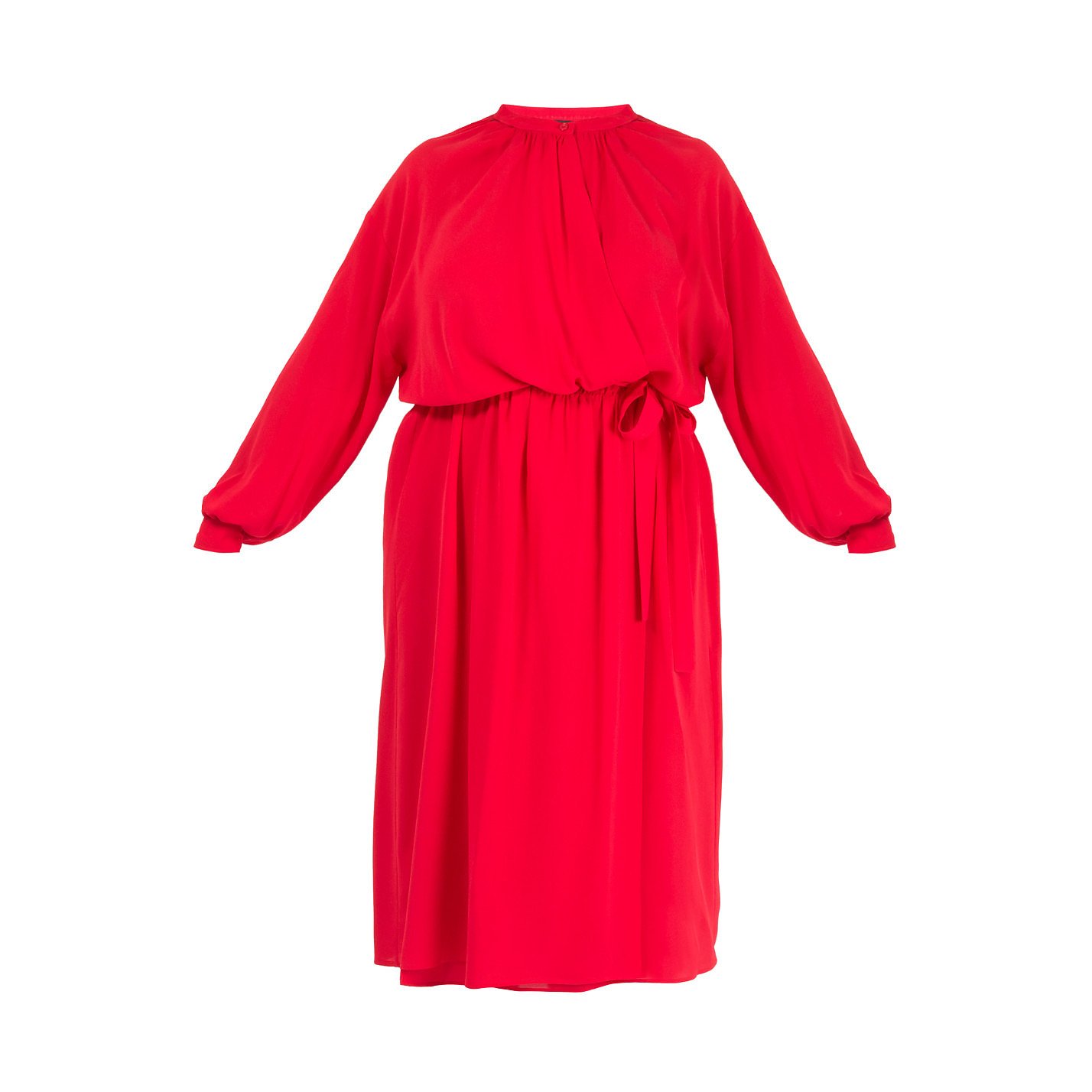 Joseph Nolan Wrap-Effect Silk Midi Dress
