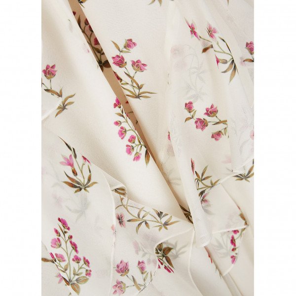 Giambattista Valli Floral Silk Blouse