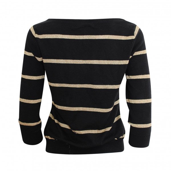 Ralph Lauren Metallic-Striped Sweater