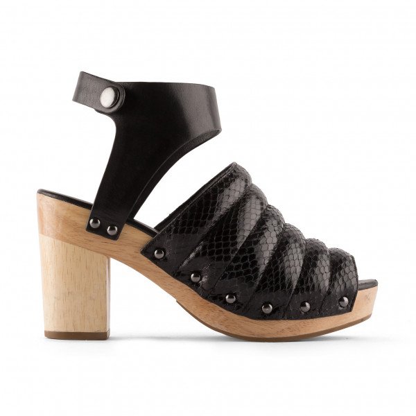 Snakeskin clogs shop