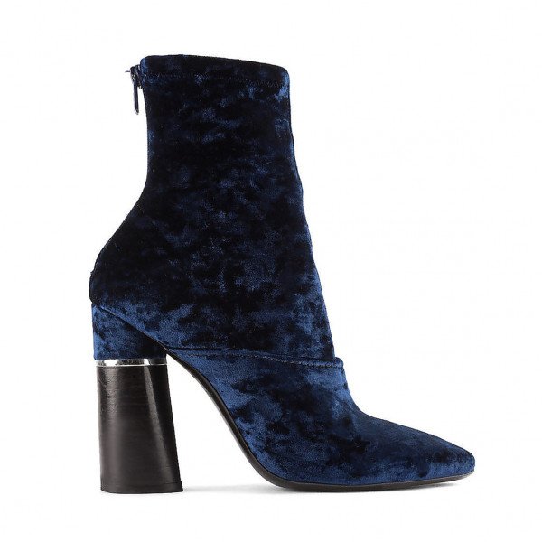 3.1 Phillip Lim Kyoto Velvet Heeled Sock Boots