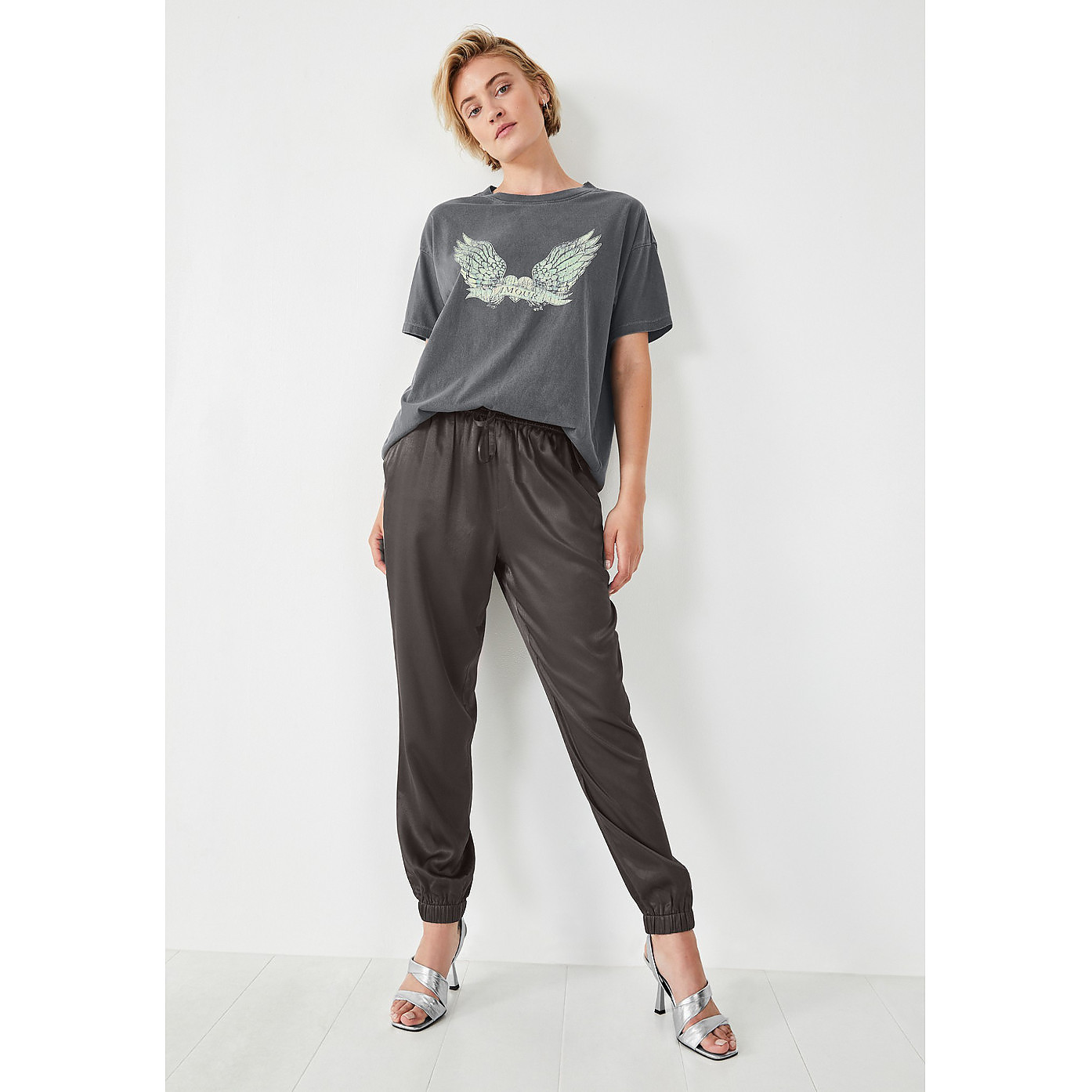 Hush Selina Slinky Jogger Dark Slate Grey