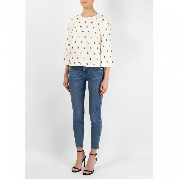 Tory Burch Embellished Top