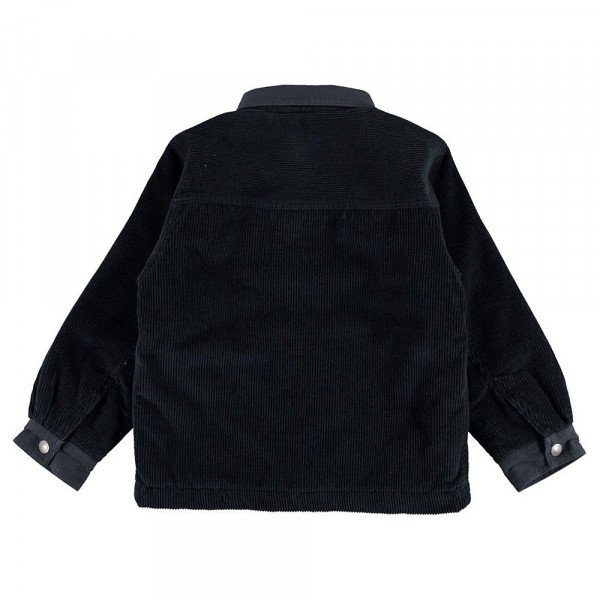 Molo Kids Henley Jacket in Dark Navy