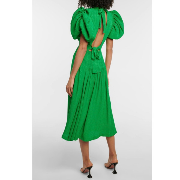 ROTATE Birger Christensen Noon Midi Dress