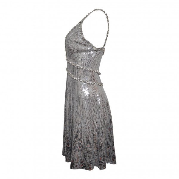 Jenny Packham Embellished Sequin Mini Dress