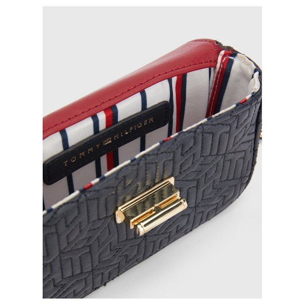 Tommy Hilfiger Turn Lock Leather Small Crossover Bag