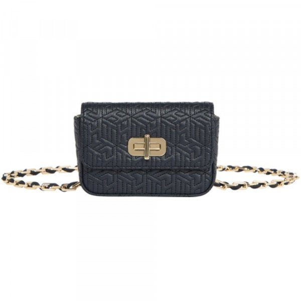 Tommy Hilfiger Turn Lock Leather Small Crossover Bag