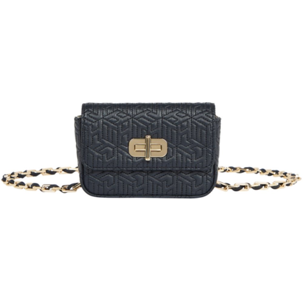 Tommy Hilfiger Turn Lock Leather Small Crossover Bag