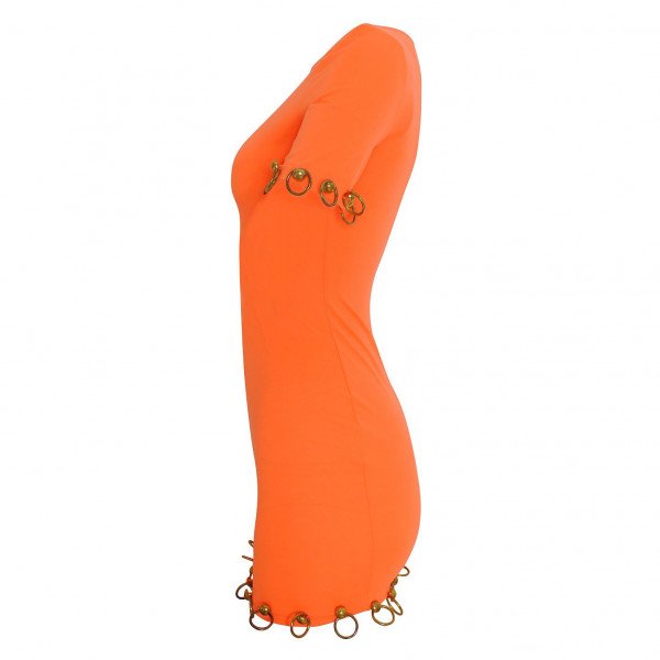 Arrogant Cat Neon Bodycon Mini Dress