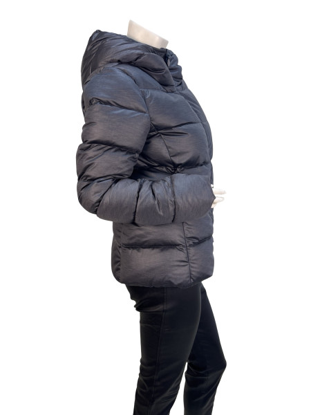 Moncler Charcoal Grey Down Puffer Jacket
