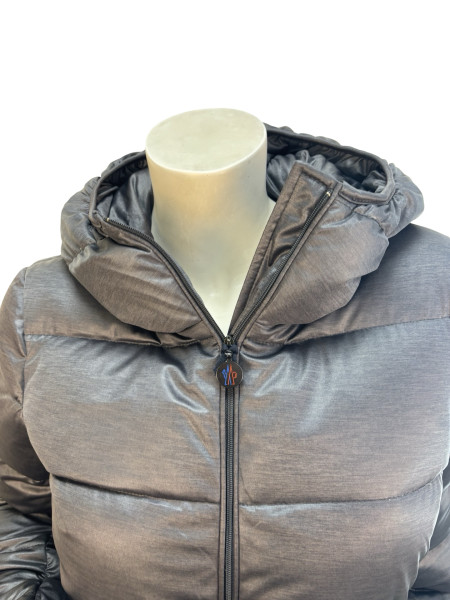 Moncler Charcoal Grey Down Puffer Jacket