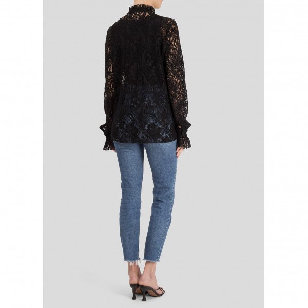 Stella McCartney Lace Ruffle Blouse