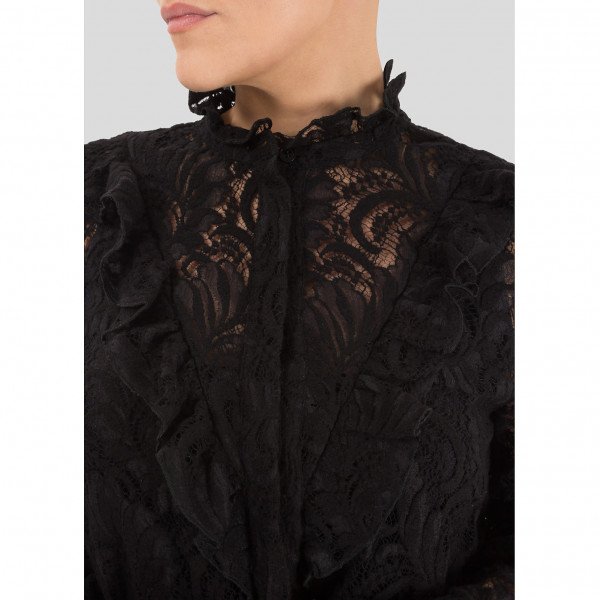 Stella McCartney Lace Ruffle Blouse