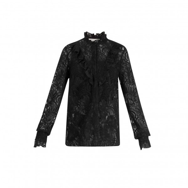 Stella McCartney Lace Ruffle Blouse