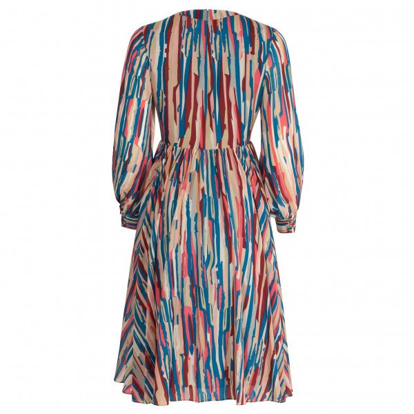 Dhela Multicolour Painterly-Print Dress