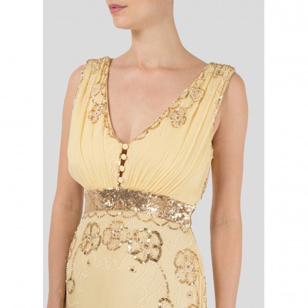 Temperley London Sleeveless Sequin Embellished Dress