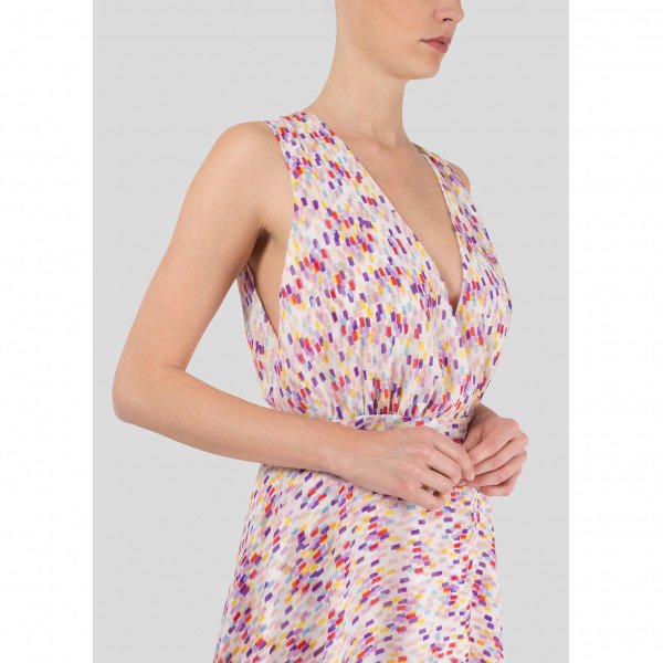 Starsica Multicolour Printed Midi Dress