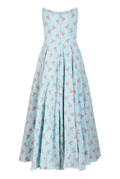 Markarian NY Rousseau Floral Cotton Midi Dress