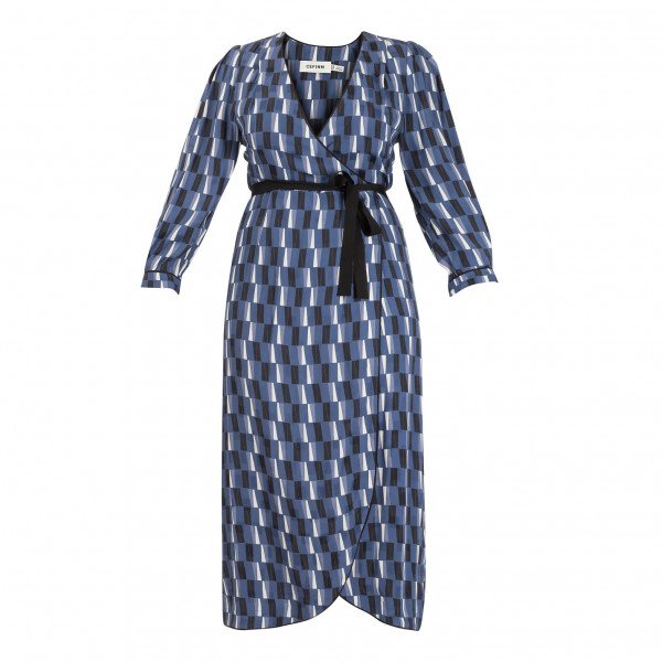 Rent Buy Cefinn Long Sleeve Wrap Dress MY WARDROBE HQ