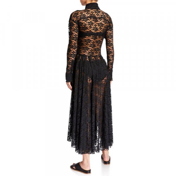 Norma Kamali Lace Kaftan