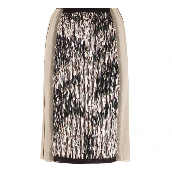 Dorothee Schumacher Sequin Panel Skirt