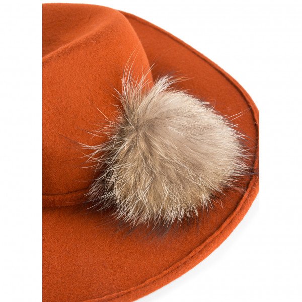 Nicola De Selincourt Pompom Felt Hat