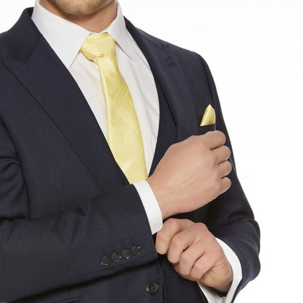 My Wardrobe Mens Navy Slim Fit Trousers