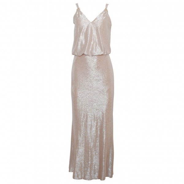 Calvin Klein Sleeveless Glitter Maxi Dress