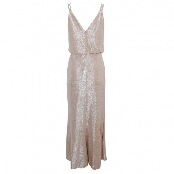 Calvin Klein Sleeveless Glitter Maxi Dress