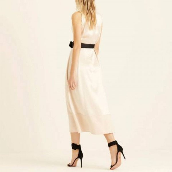 Amanda Wakeley Silk Belted Dress