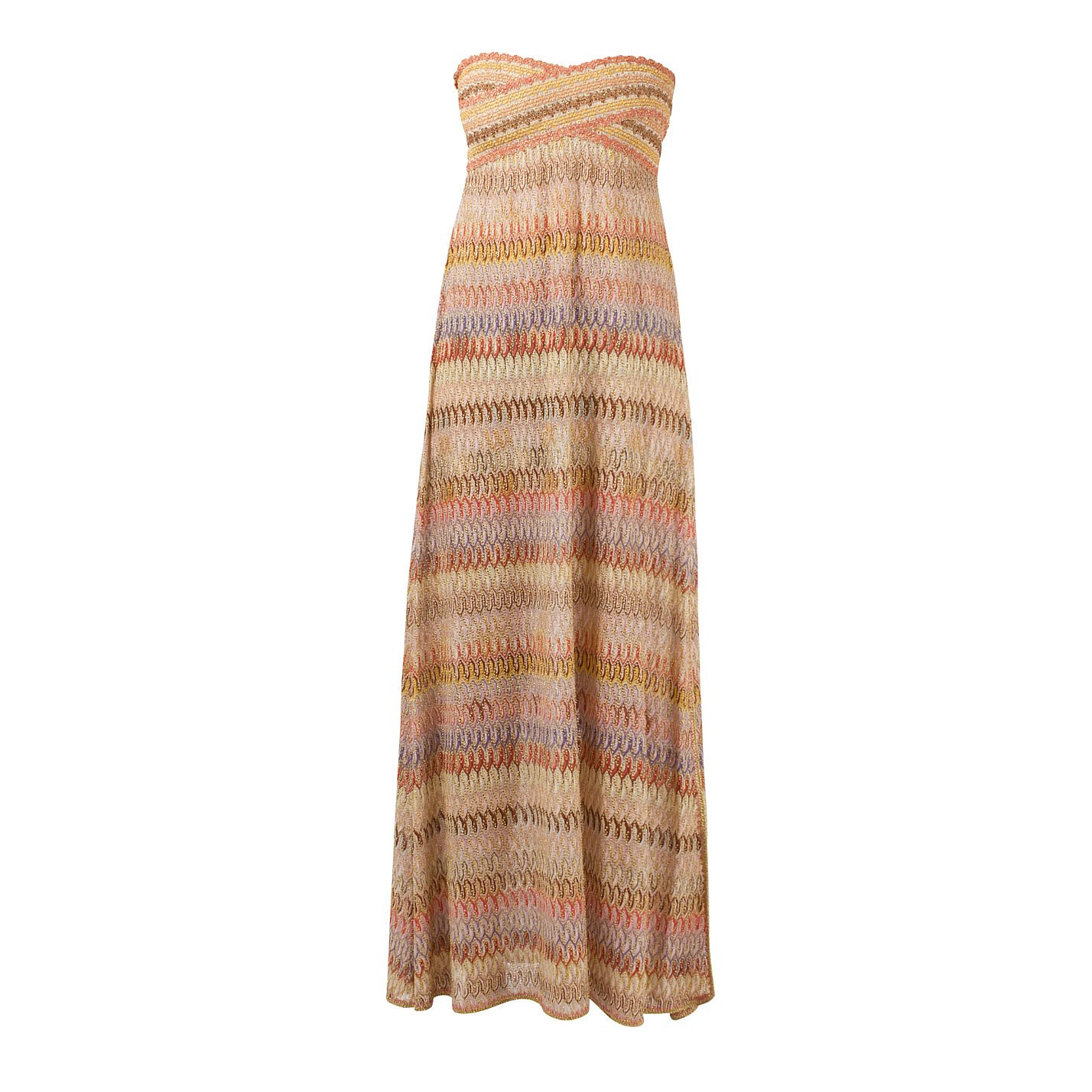 Rent Buy Missoni Strapless Maxi Dress MY WARDROBE HQ