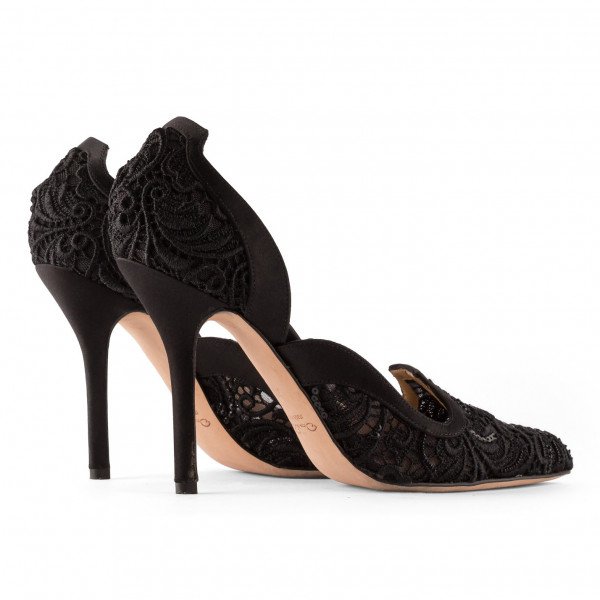 Oscar De La Renta Madrilena Lace Pump