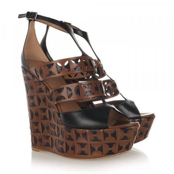 Alaïa Laser Cut Wedges