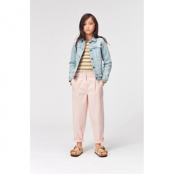 Molo Kids Hattie Jacket in Light Tinted Blue