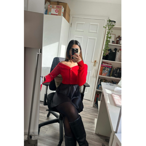Reformation Edda Silk Skirt