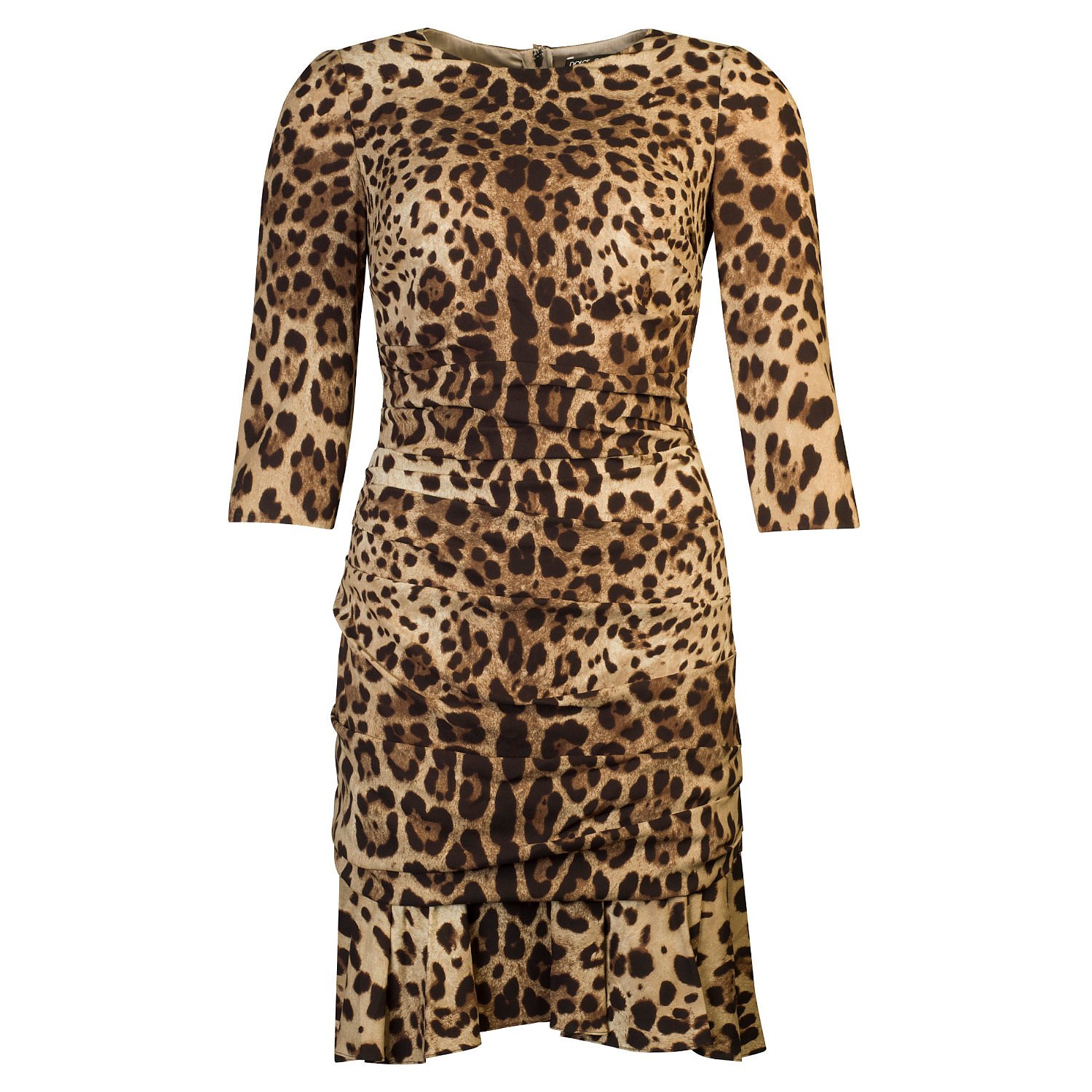 DOLCE & GABBANA Leopard Print Mini Dress