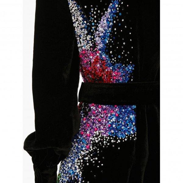 Mary Katrantzou Theresa Velvet Dress