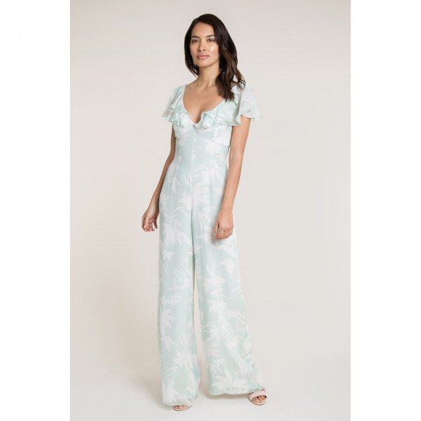 Beulah Riya Green Shadow Jumpsuit