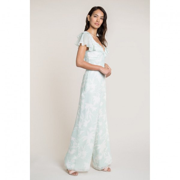 Beulah Riya Green Shadow Jumpsuit